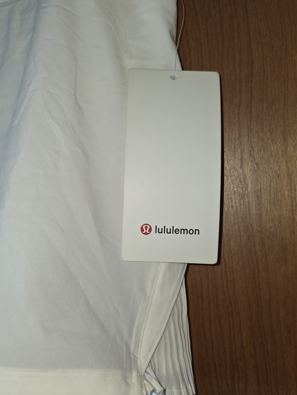 NEW Lululemon “Play Off the Pleats” tennis skirt White Sz 14 - Picture 7 of 10